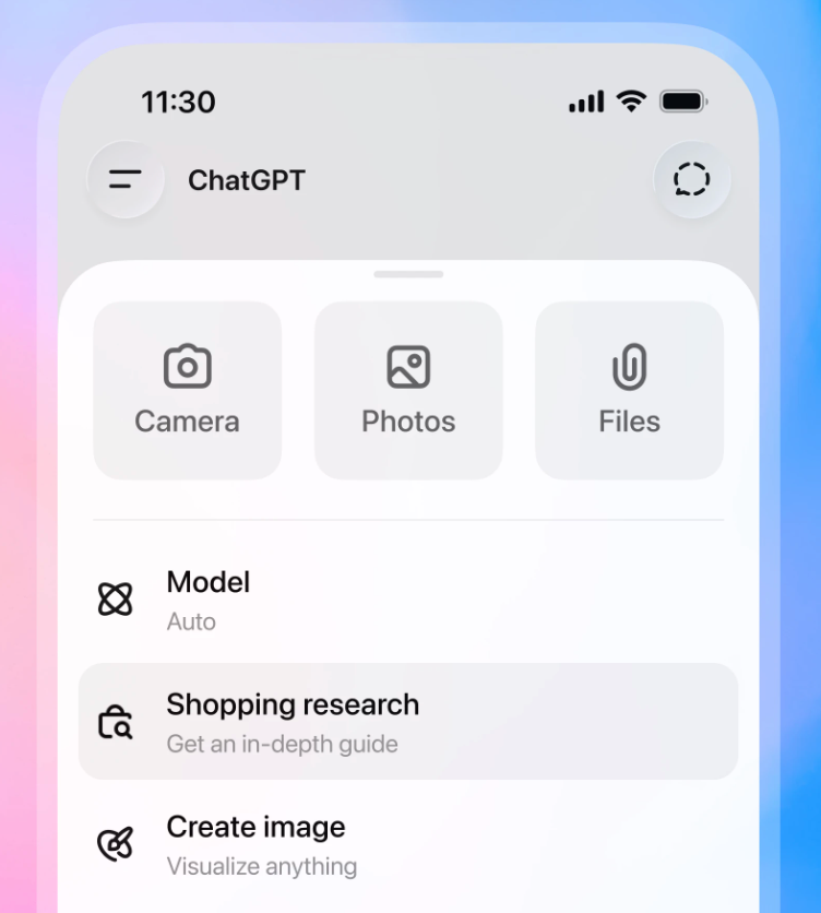 chatgpt shopping research